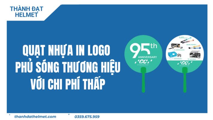 Quạt Nhựa In Logo – Phủ Sóng Thương Hiệu Chi Phí Thấp